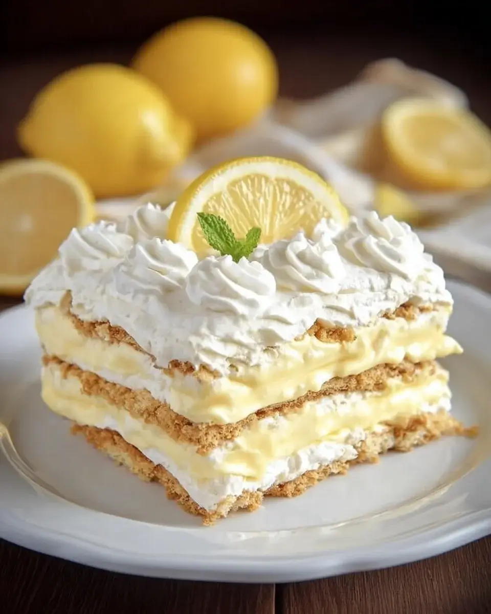 No-Bake Lemon Eclair Cake: A Deliciously Simple Recipe!