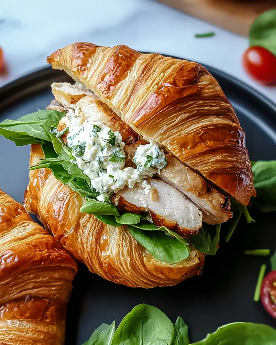 Chicken Caesar Croissant Sandwich: A Delicious Twist!