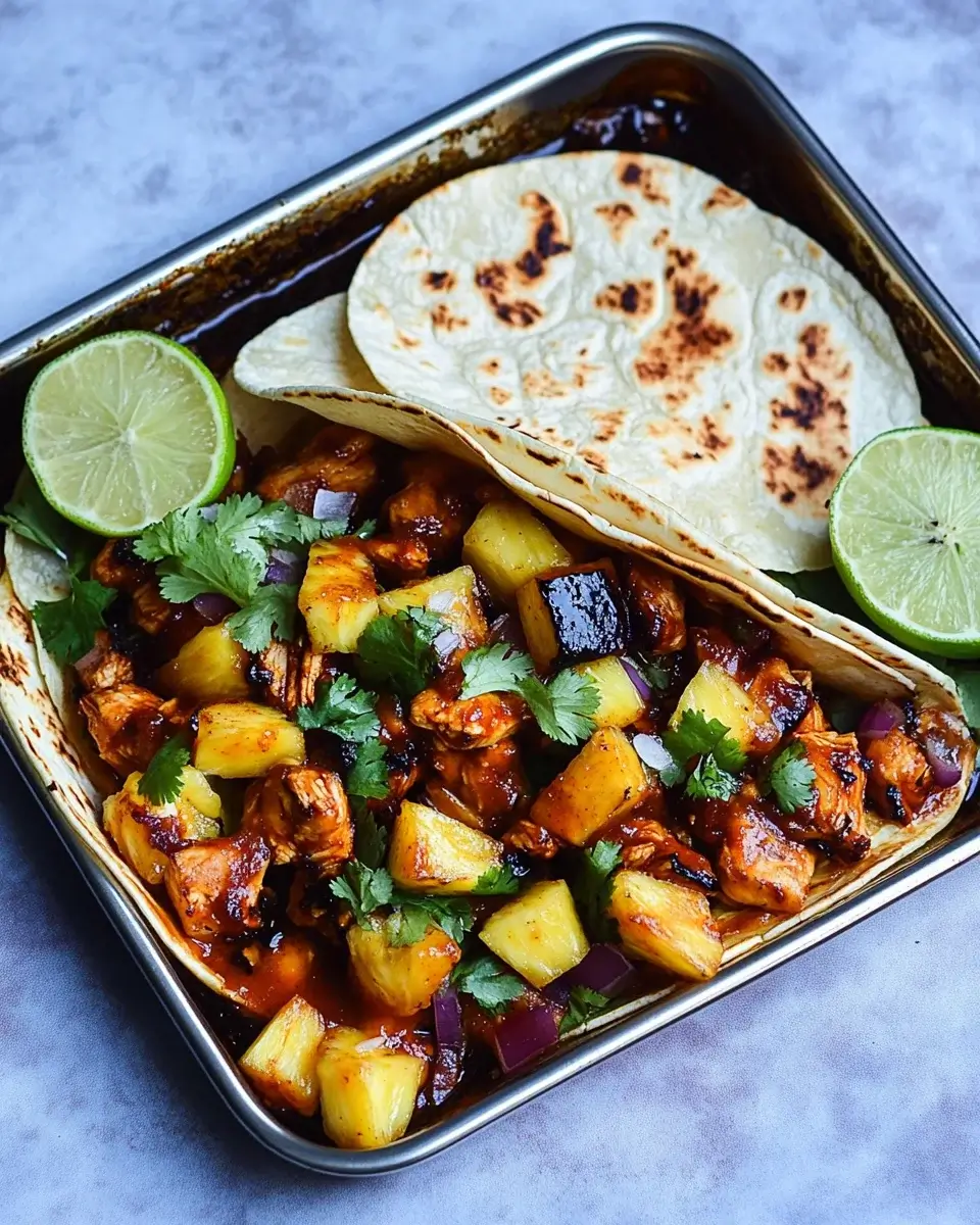 Sweet and Savory Chicken Pineapple Tacos Recipe Awaits!