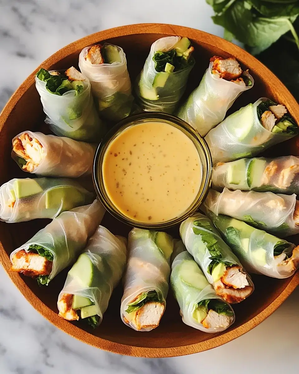 BBQ Chicken Summer Rolls: A Flavorful Recipe Delight