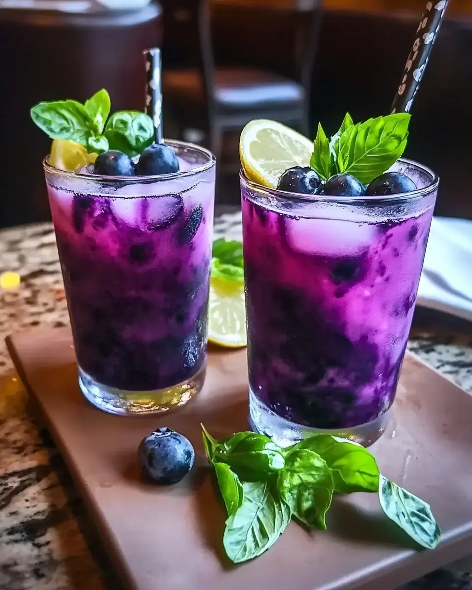 Blueberry Basil Lemonade Mocktail: A Refreshing Delight!