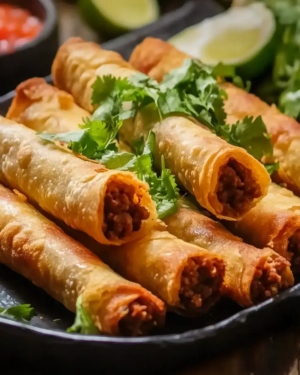 Crispy Ground Beef Taquitos: A Flavorful Recipe Delight!