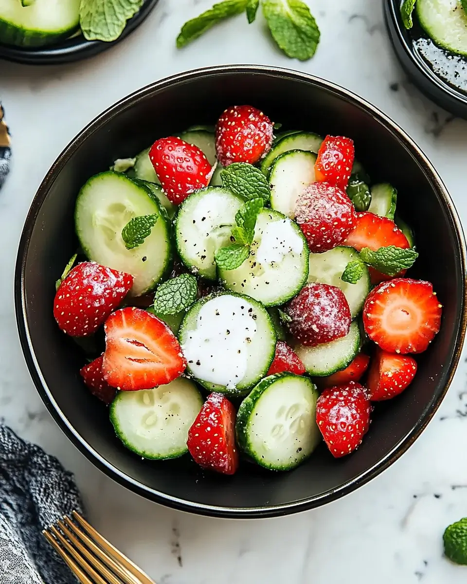 Cucumber Strawberry Salad: Taste the Refreshing Delight!