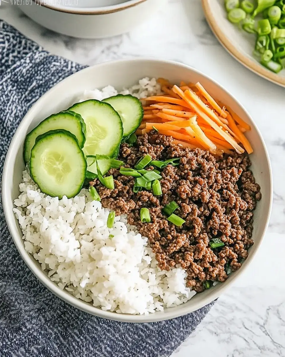 Korean Ground Beef Bowl: A Flavorful Recipe to Try!