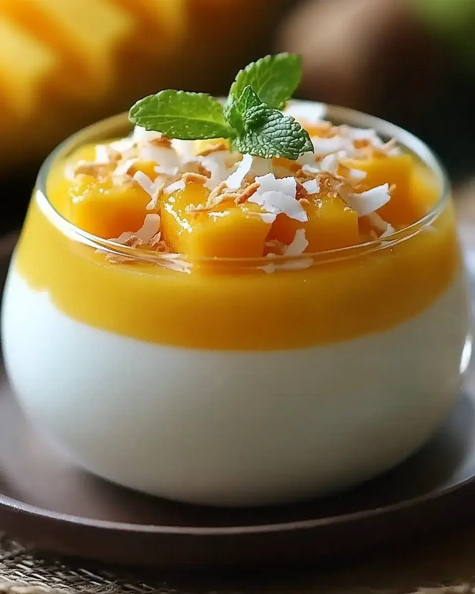 Mango Coconut Panna Cotta: A Delightful Dessert Recipe!