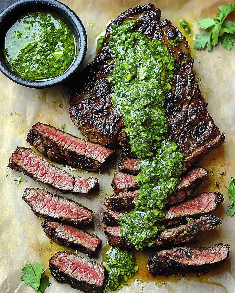 Marinated Skirt Steak with Chimichurri: A Flavorful Delight