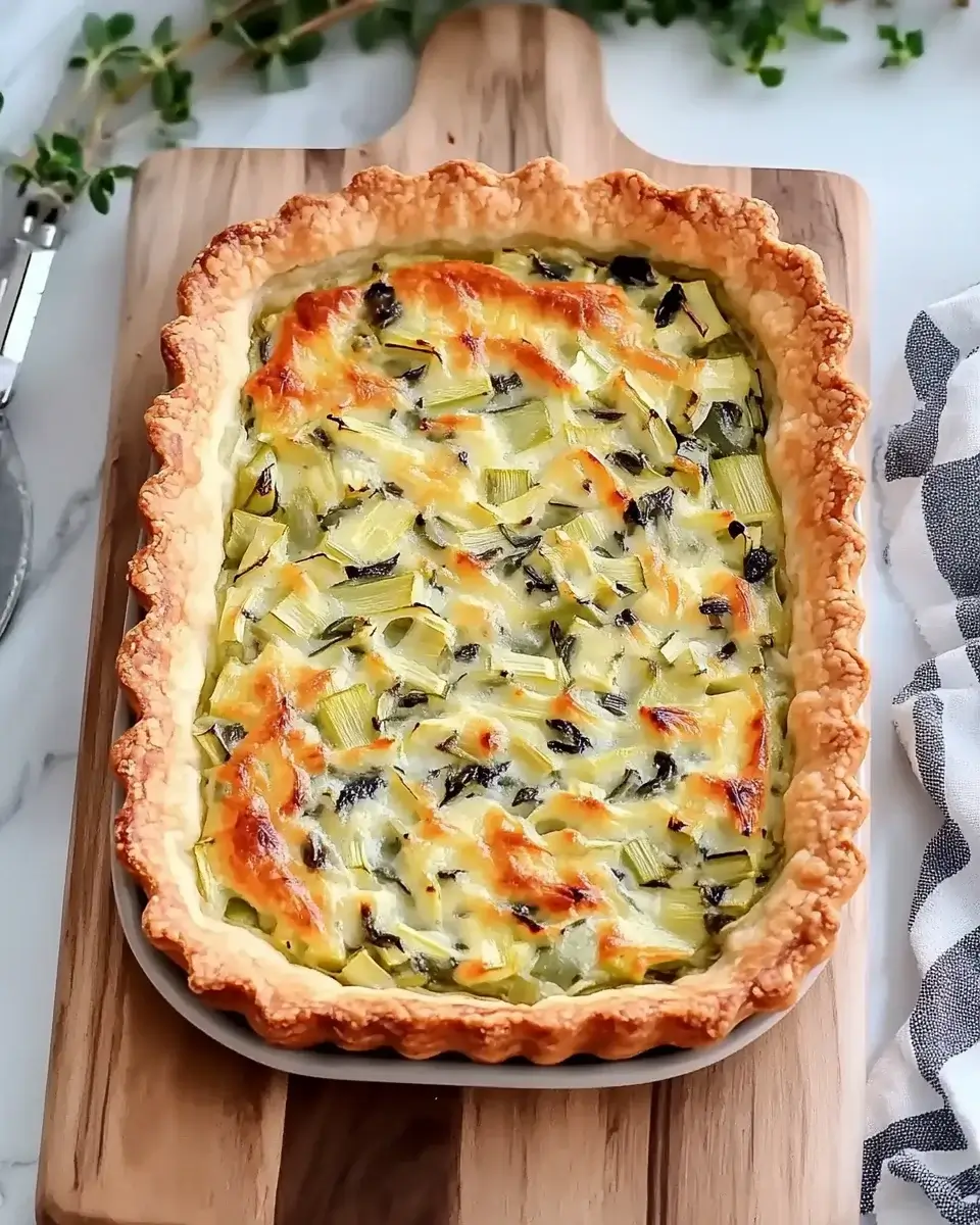 Savory Leek and Gruyère Tart: A Delicious Recipe Unveiled