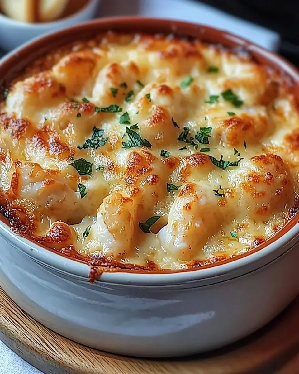 Seafood Gratin Delight: A Creamy Dish You'll Love!