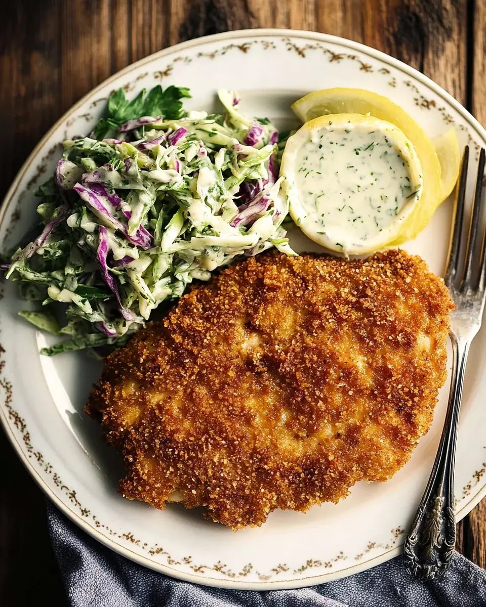 Walnut-Crusted Chicken with Fennel Slaw: A Must-Try!