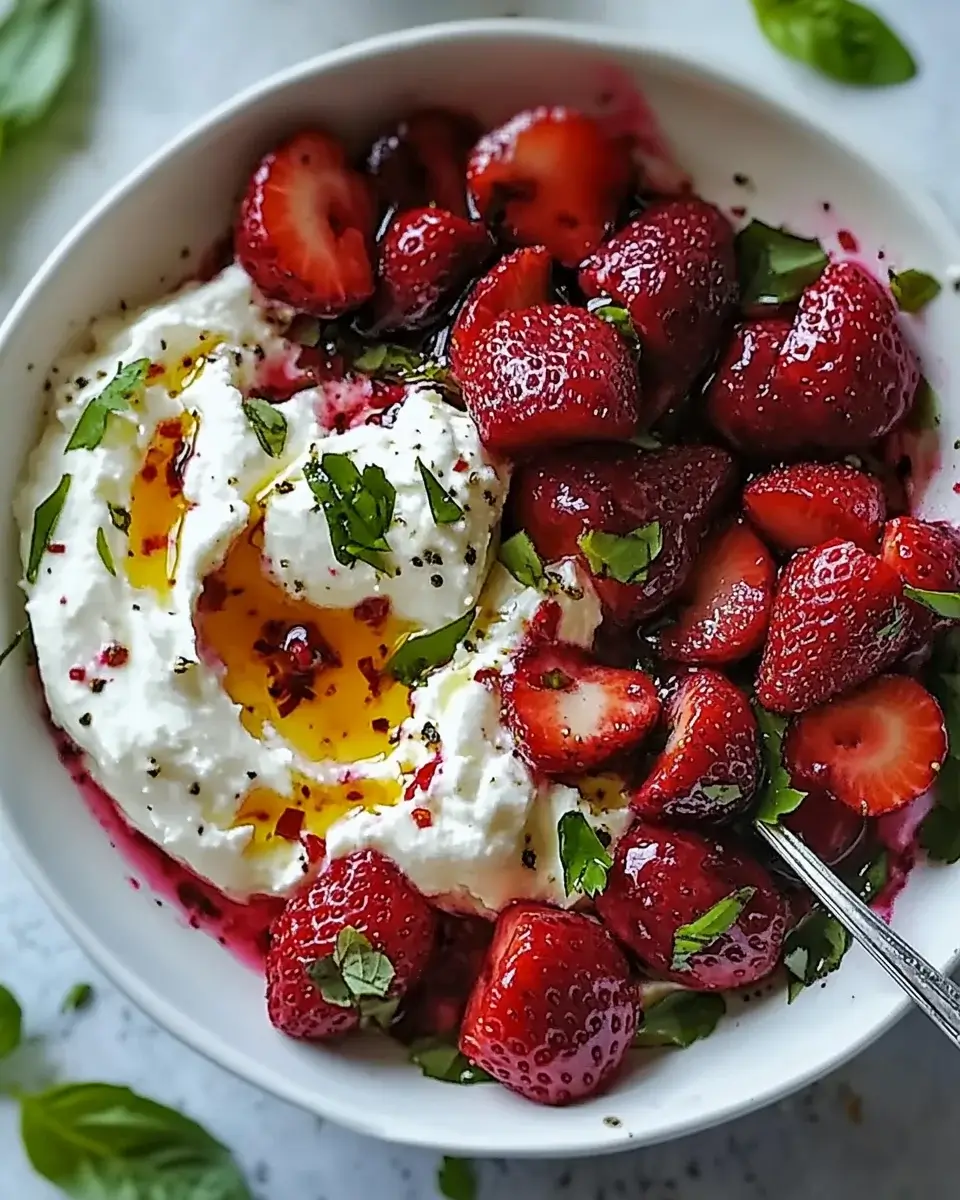 Whipped Feta with Roasted Strawberries is Irresistible!