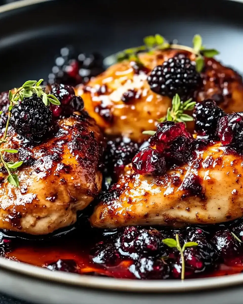Bourbon Blackberry Chicken: A Sweet and Savory Delight!