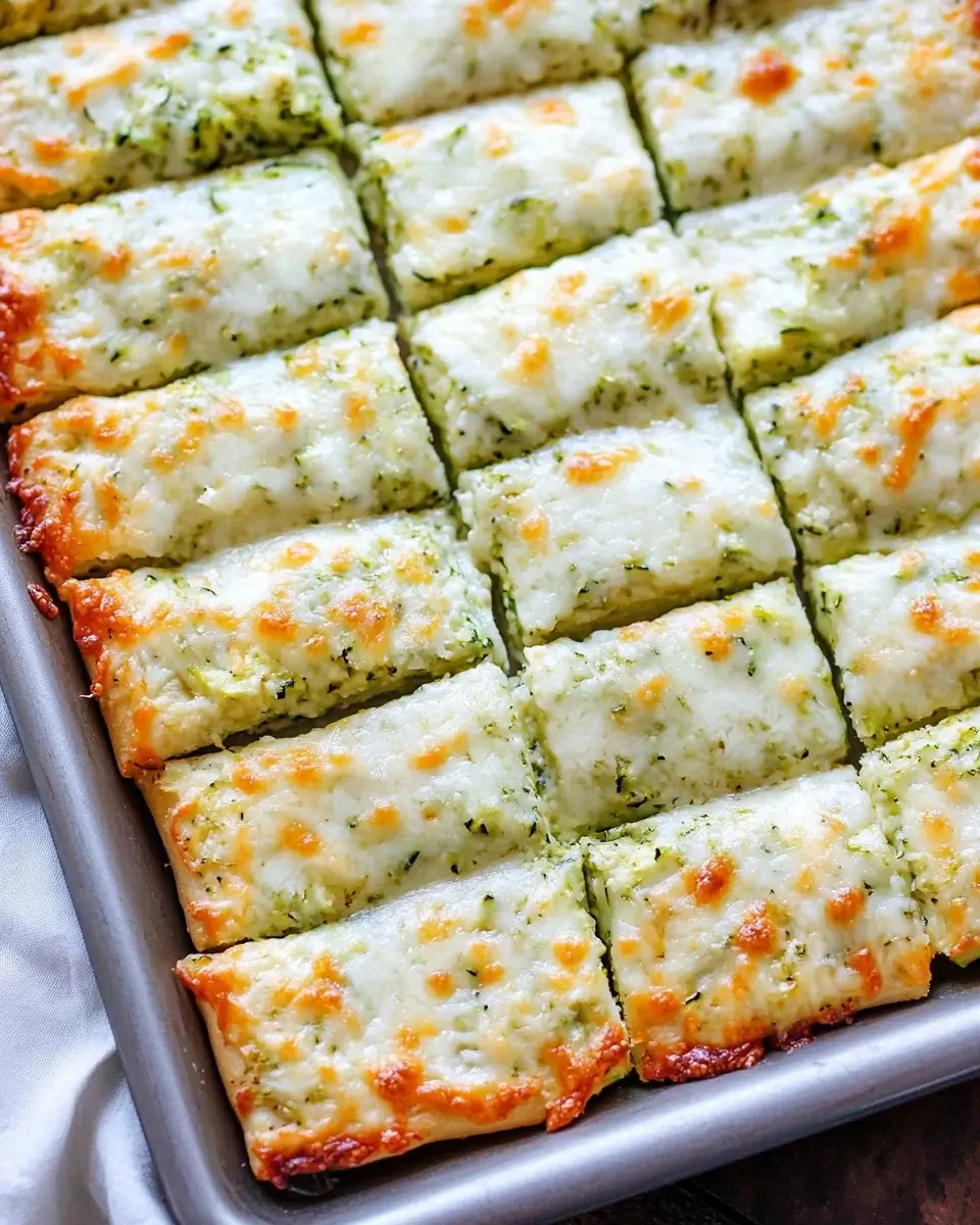 Cheesy Zucchini Breadsticks: A Must-Try Healthy Snack!