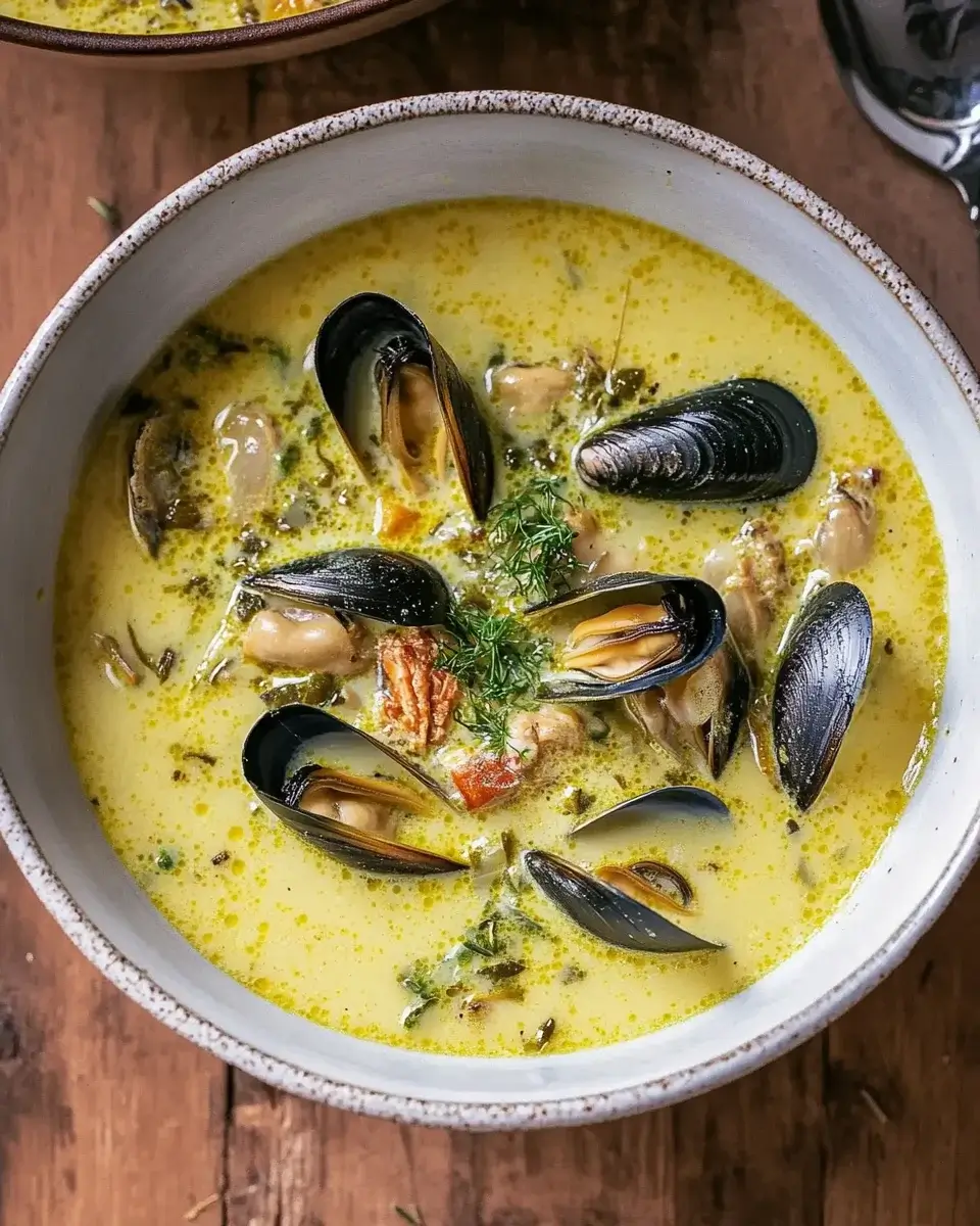 Creamy Mussel and Saffron Soup: A Delightful Recipe!