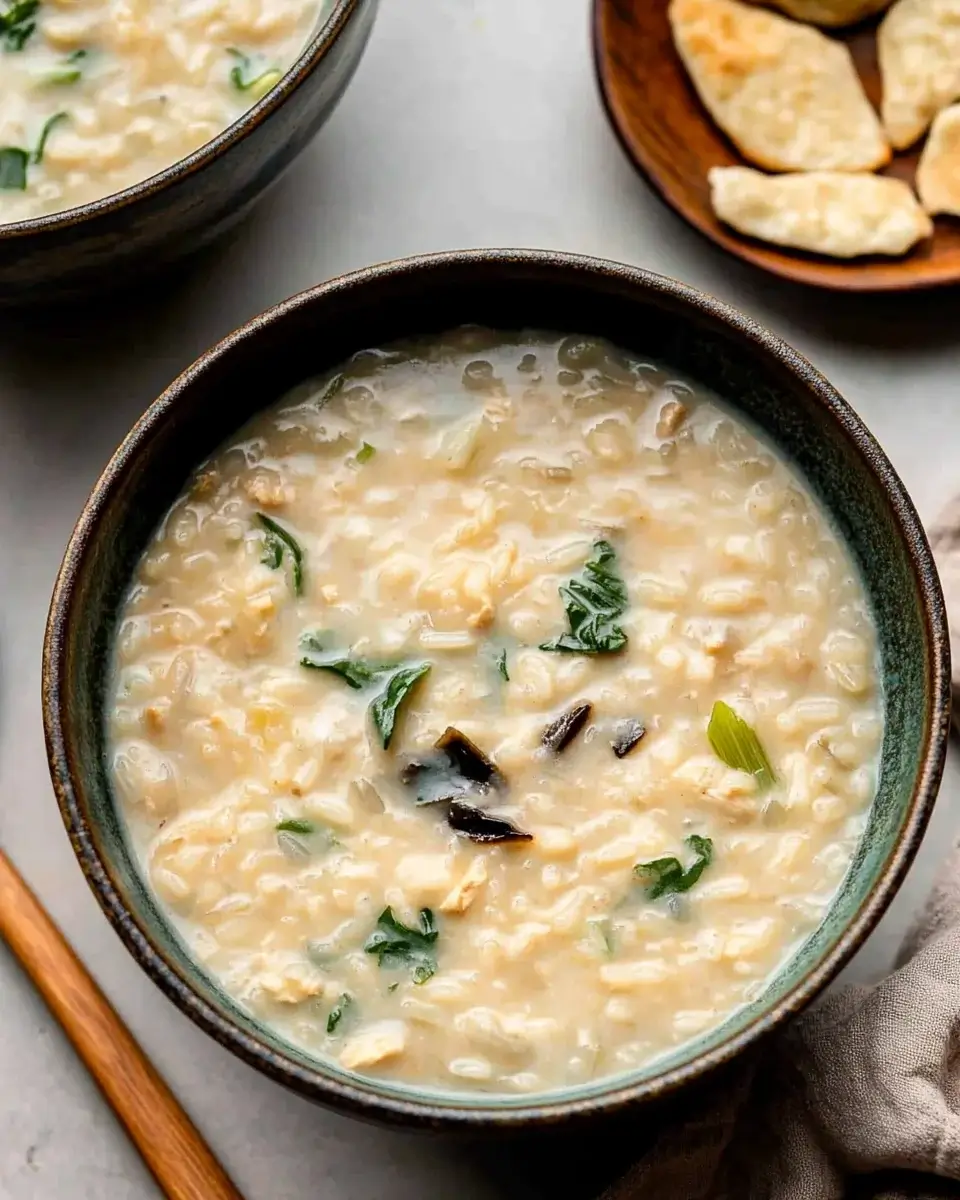 Creamy Soy Milk Rice Soup Recipe for Cozy Comfort