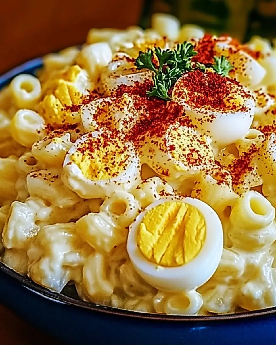 Deviled Egg Pasta Salad: A Creamy Twist on Tradition!