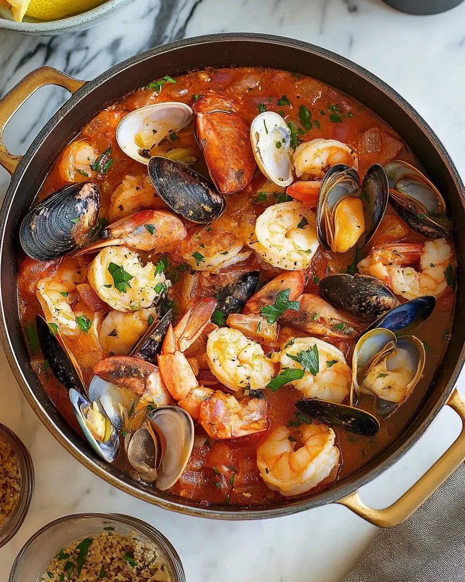 Hearty Seafood Cioppino: A Flavorful Comfort Dish