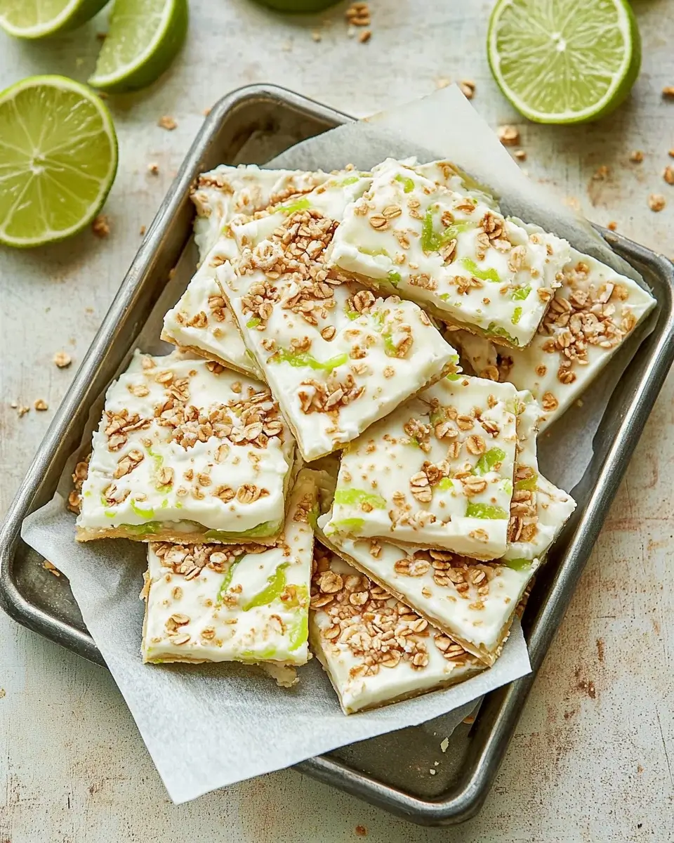 Key Lime Pie Yogurt Bark: A Refreshing Treat to Try!