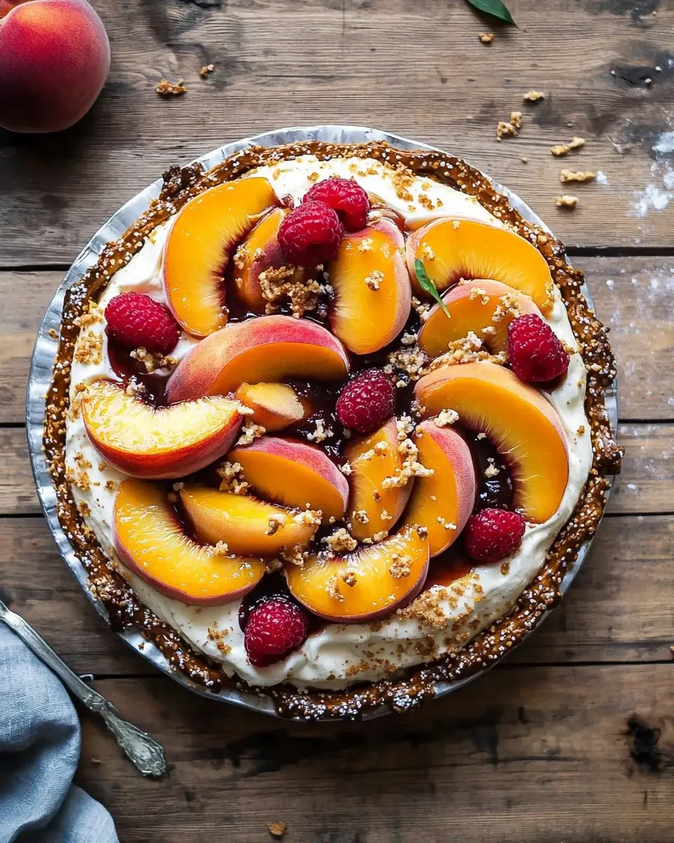 Peaches and Cream Pretzel Pie: A Delightful Dessert Recipe