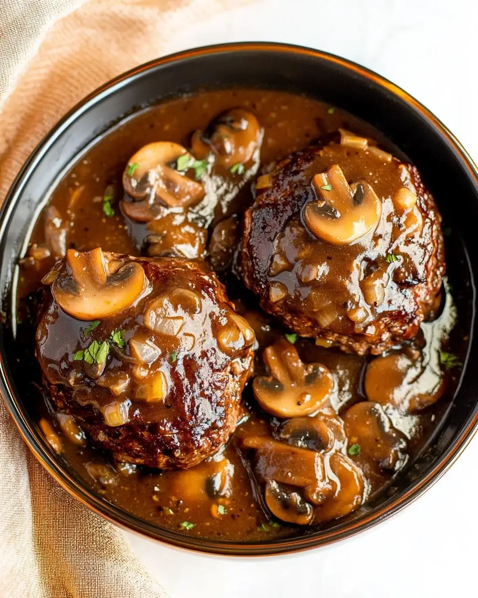 Salisbury Steak with Mushroom Gravy: A Delicious Recipe!