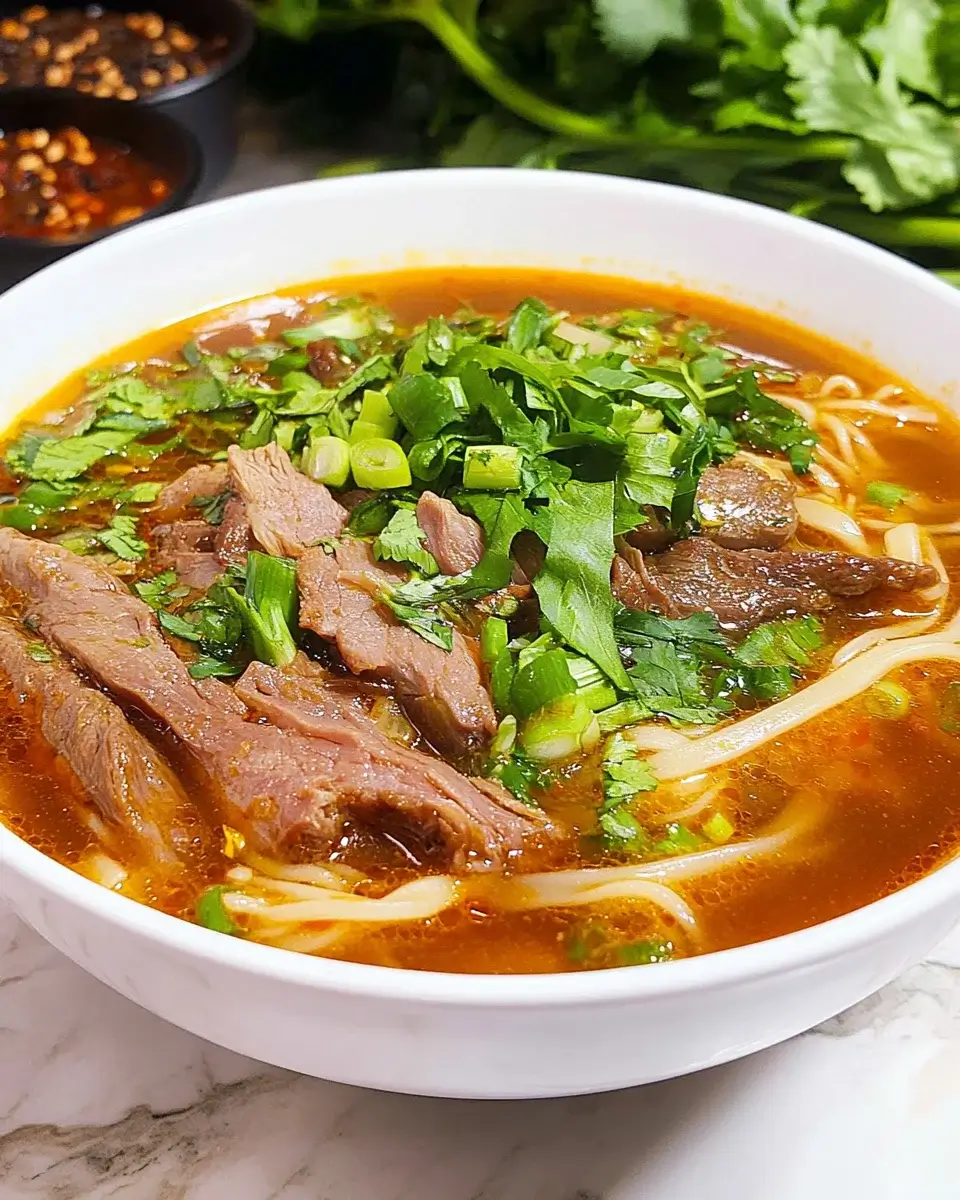 Spicy Beef Noodle Soup: A Flavorful Recipe Adventure!