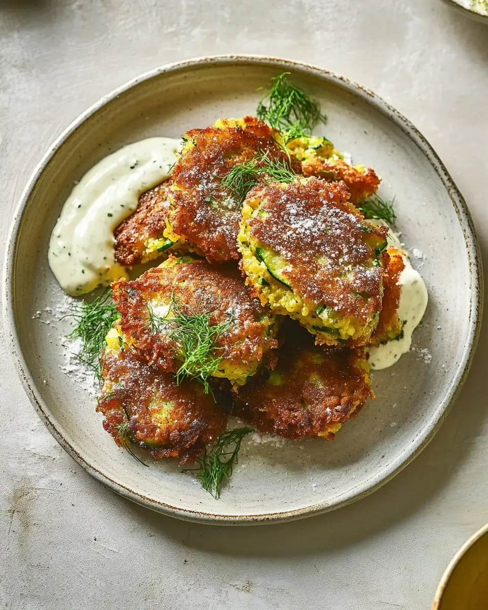 Zucchini Polenta Fritters: Crisp & Flavorful Delight!