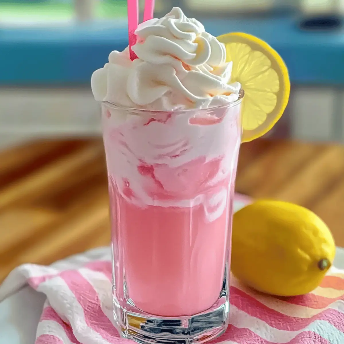 Creamy Whipped Pink Lemonade: Your Perfect Summer Sip