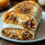Easy Grilled Cheese Burrito