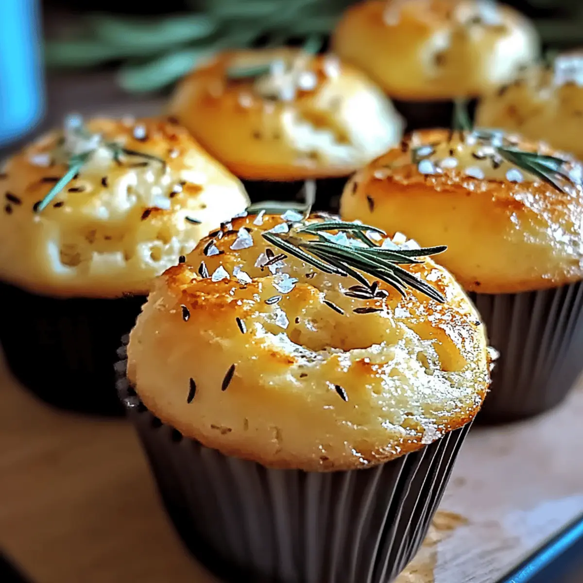 Easy Garlic Rosemary Focaccia Muffins for Effortless Indulgence