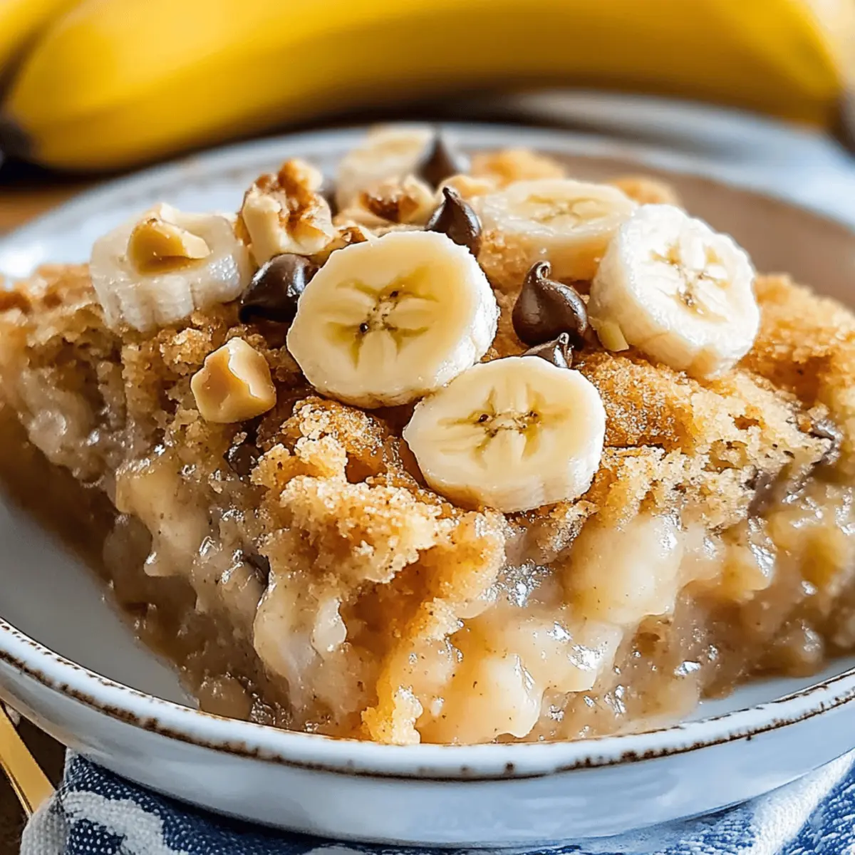 Irresistible Banana Bread Cobbler with a Gooey Twist