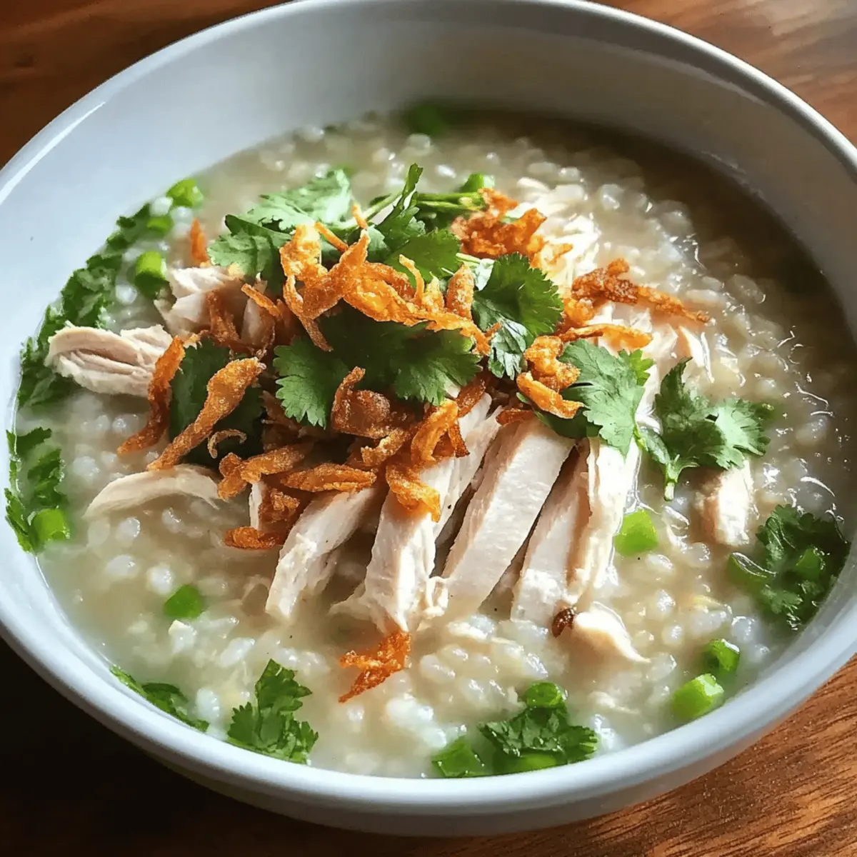 Comforting Cháo Gà: Heartwarming Vietnamese Chicken Porridge
