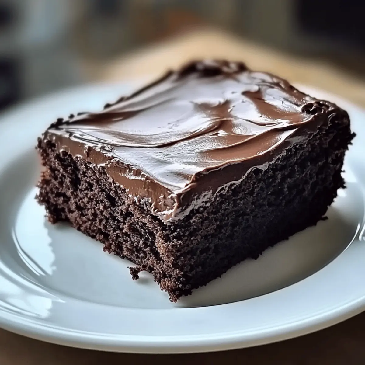 Irresistible Chocolate Depression Cake That’s Effortlessly Vegan