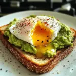 Creamy Avocado Toast with Poached Egg