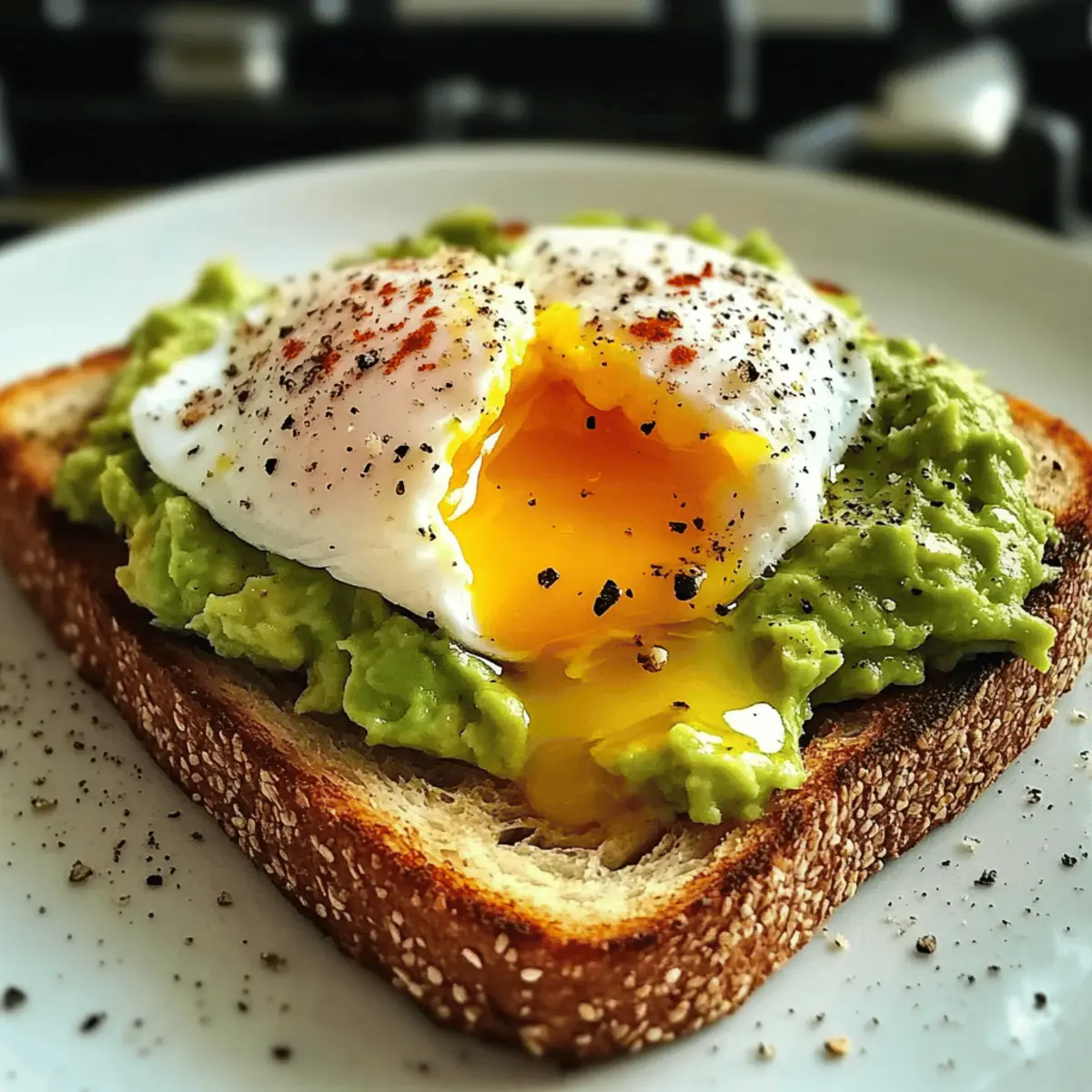 Creamy Avocado Toast with Poached Egg: A Luxurious Morning Treat