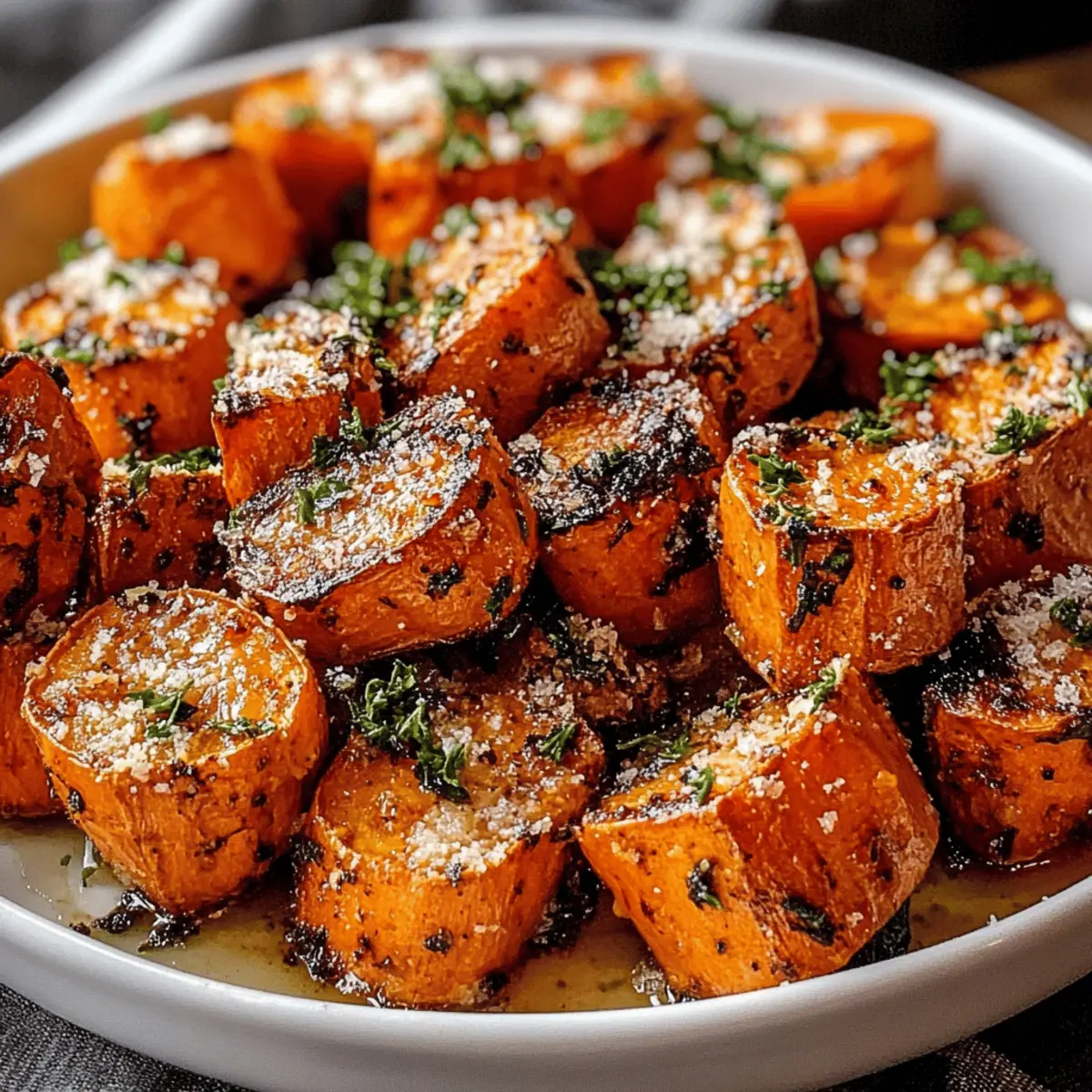 Garlic Parmesan Roasted Sweet Potatoes: Your New Favorite Side
