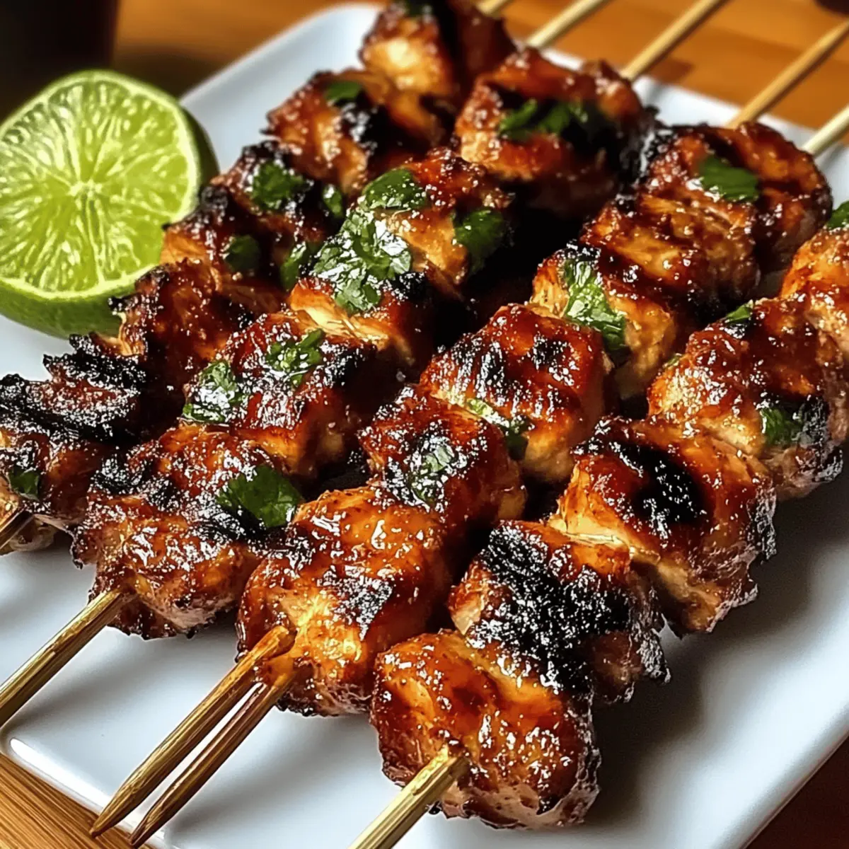 Grilled Thai Coconut Chicken Skewers: Easy Family Delight