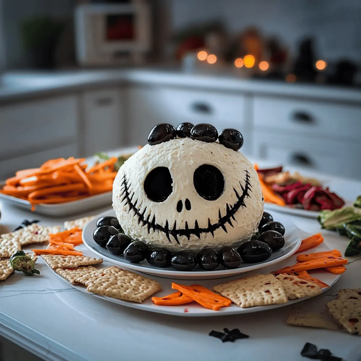 Skellington Cheese Ball Appetizer Recipe: Spook Up Your Party