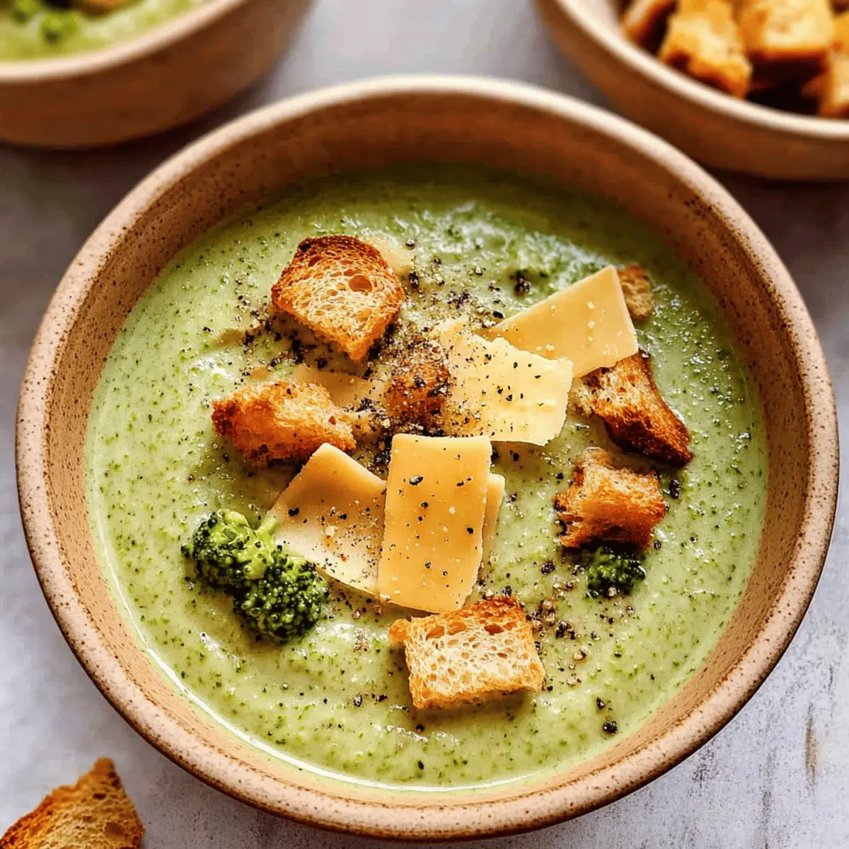Creamy, Cheesy Broccoli Soup Recipe: Cozy Comfort in a Bowl