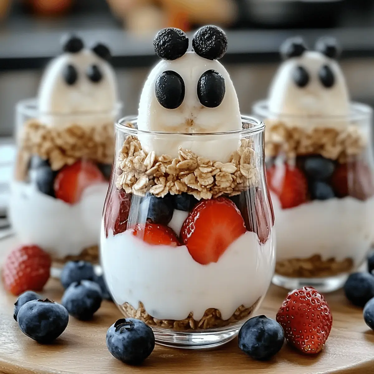 Deliciously Healthy Ghostly Yogurt Parfaits for Halloween Fun