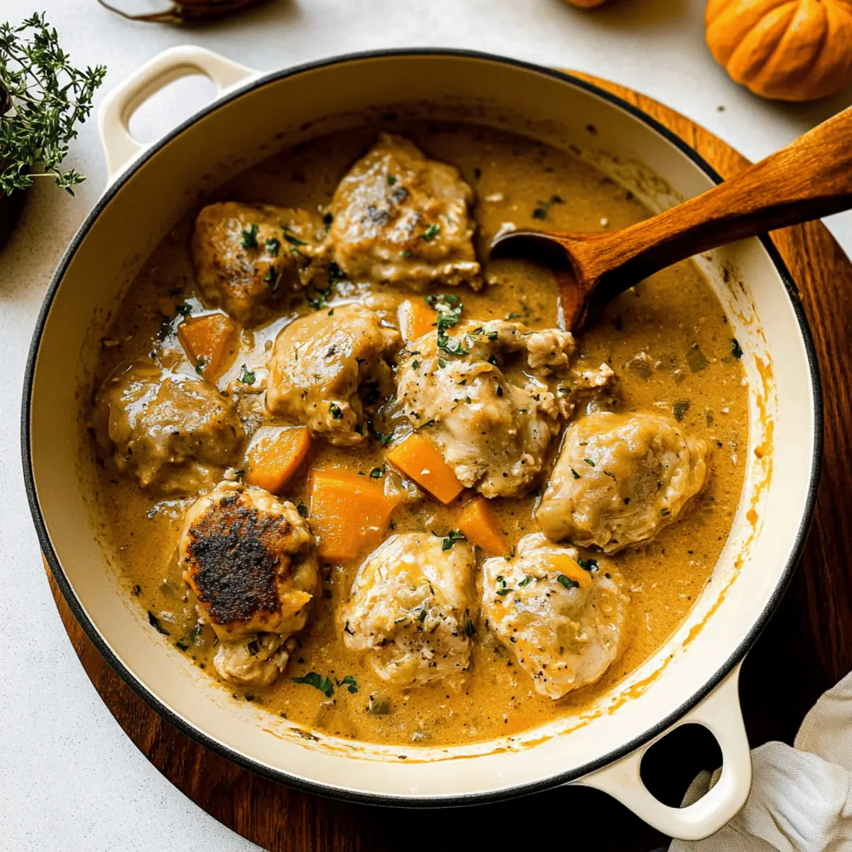 Comforting Chicken and Pumpkin Dumplings for Cozy Nights