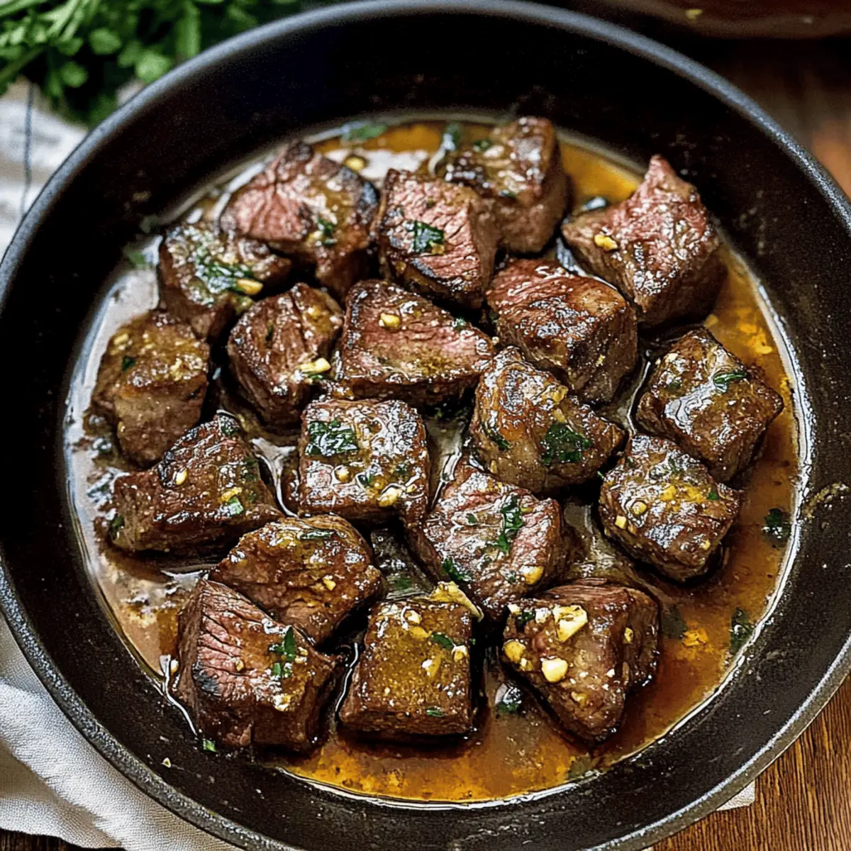 Savory Cowboy Butter Steak Bites Ready in 15 Minutes