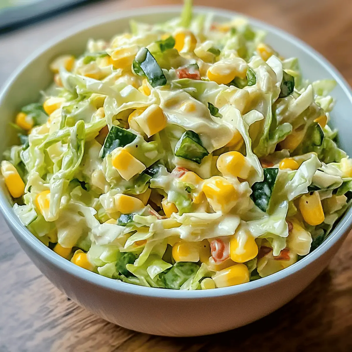 Spicy Jalapeno Corn Coleslaw for Summer BBQ Perfection