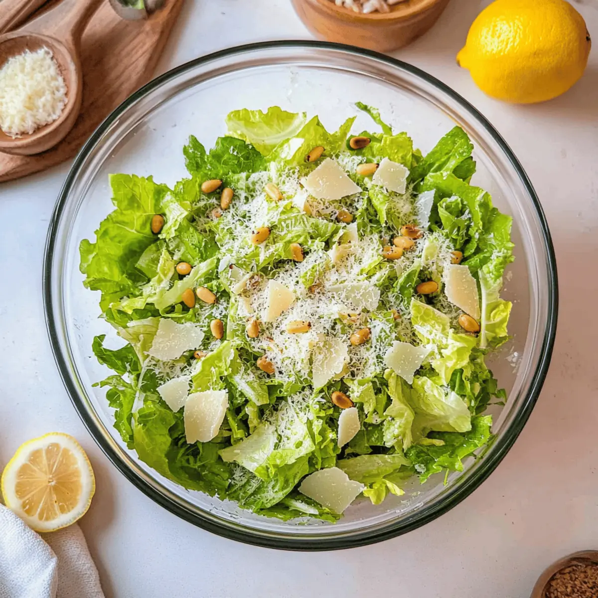 Energizing Lemon Parmesan Salad for a Vibrant Boost