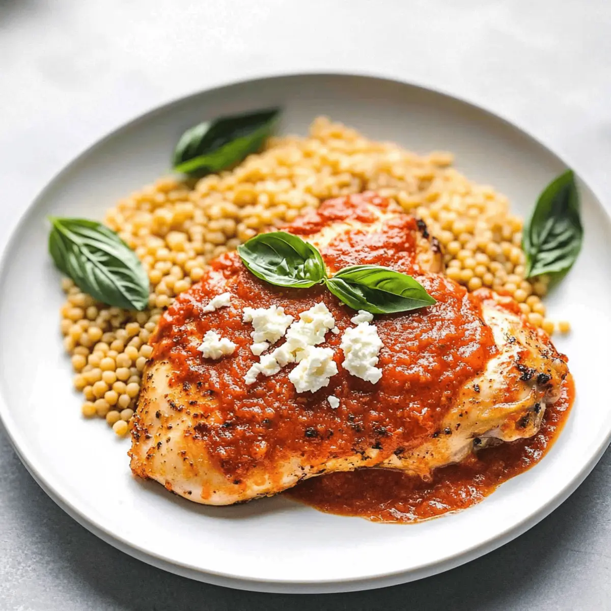 Mediterranean Chicken with Roasted Red Pepper Sauce Magic