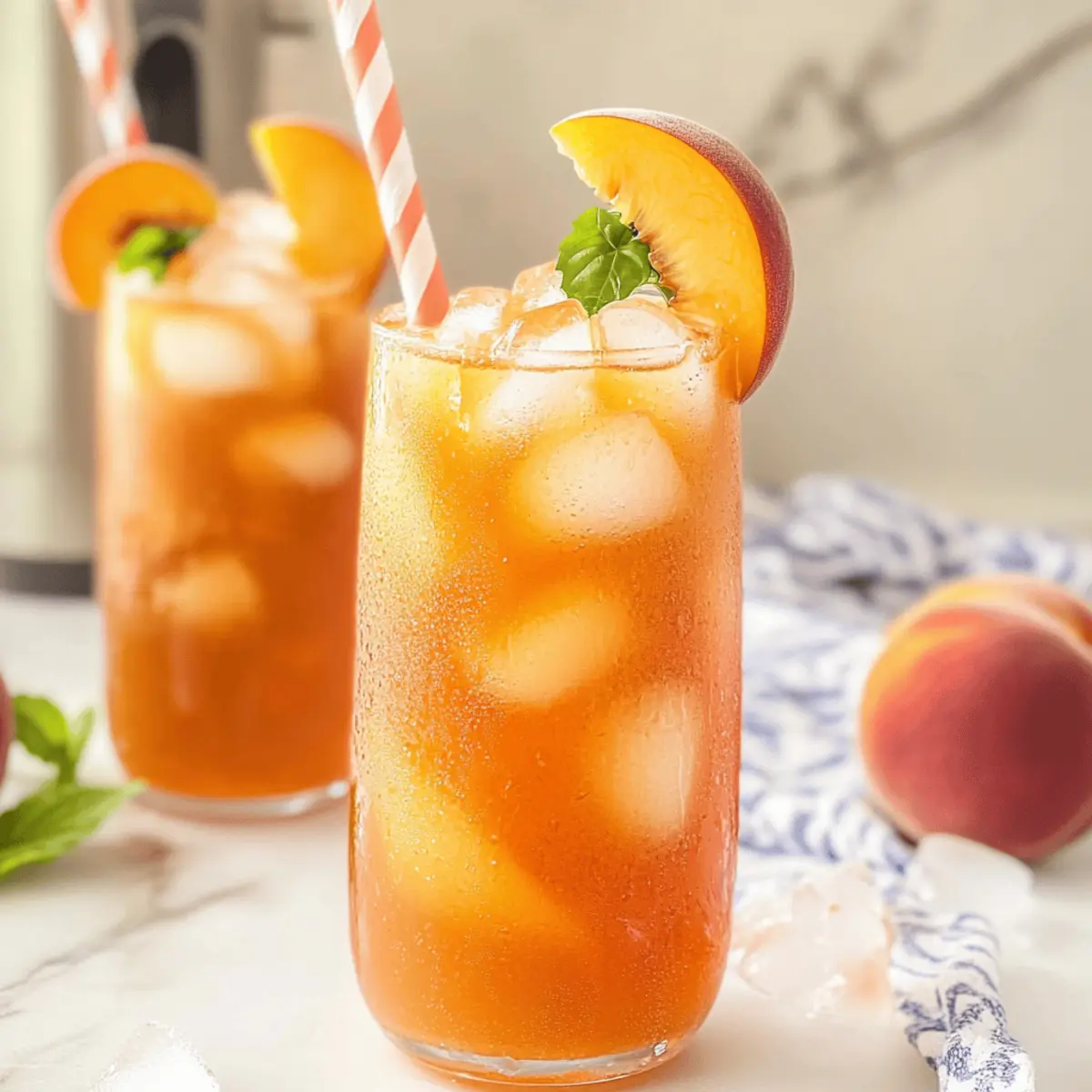 Southern Peach Tea That Will Brighten Your Summer Days