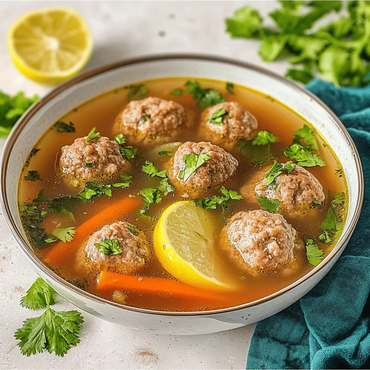 Hearty Sopa de Albondigas (Meatball Soup) for Comforting Nights
