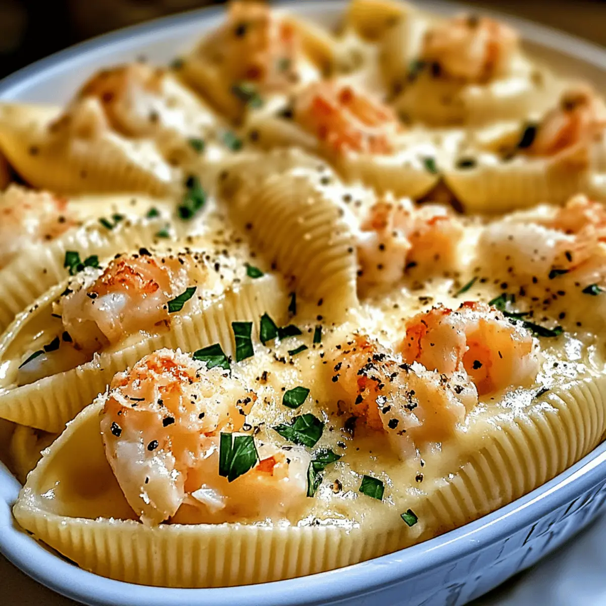Indulge in Creamy Seafood Stuffed Shells for Cozy Nights