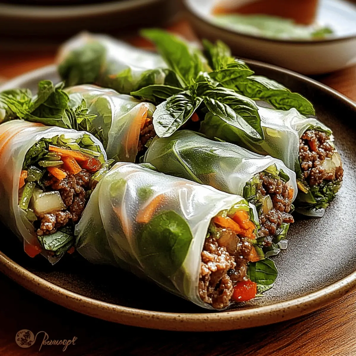 Thai Basil Beef Rolls: Fresh, Flavorful, and Easy to Make