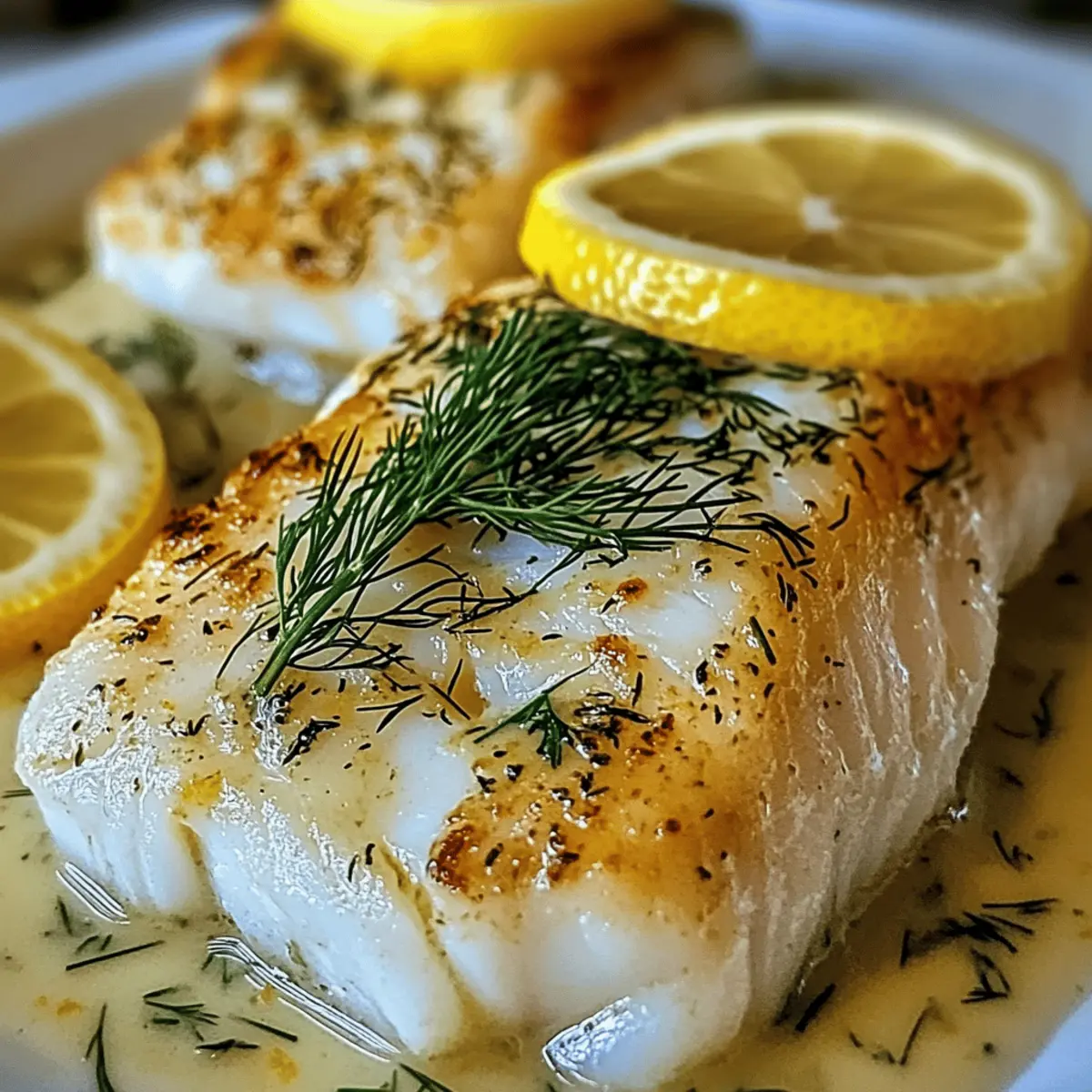 Baked Cod with Lemon-Dill Sauce: A Flaky Delight You’ll Love