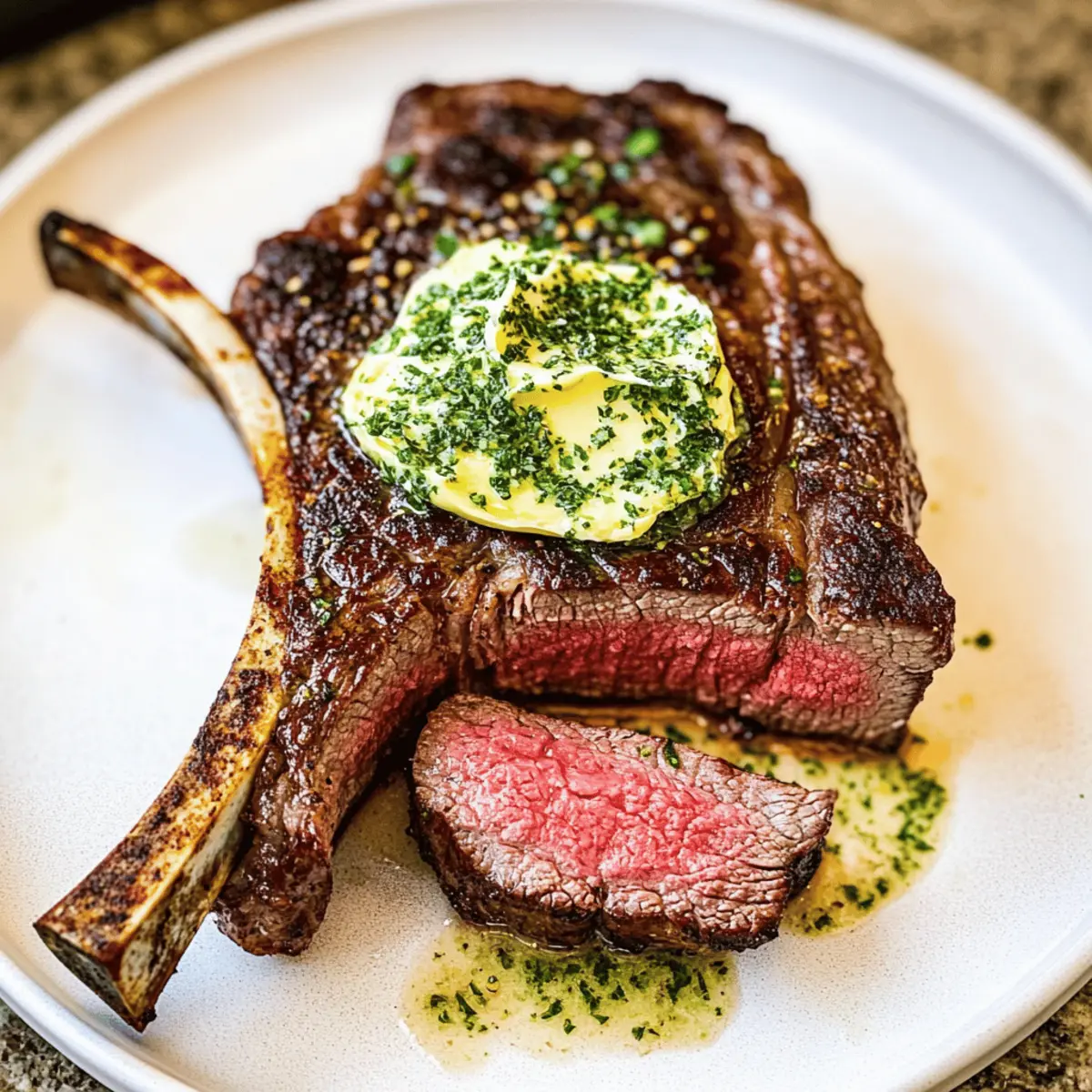 Grilled Tomahawk Steak with Herb Butter: Summer’s Juicy Treasure