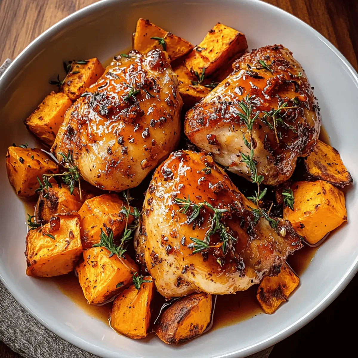 Maple-Glazed Chicken with Sweet Potatoes for Cozy Nights
